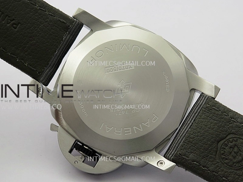 PAM1358 44mm VSF 1:1 Best Edition Black Dial On Gray Nylon Strap P.9010 Super Clone